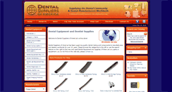 Desktop Screenshot of dentalsuppliersofamerica.com